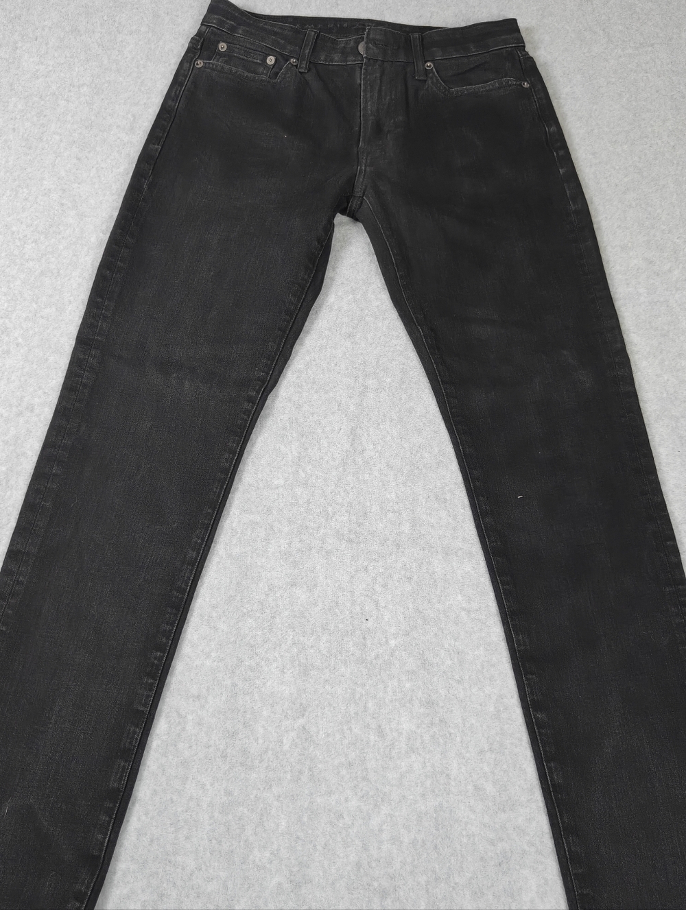 American Eagle Men's Black Slim Straight Jeans